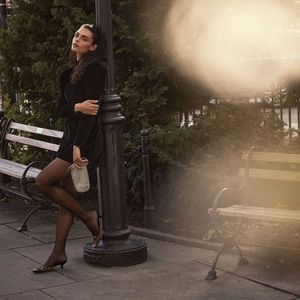 Doen heirloom collection Chantilly dress, black velvet. BNWT